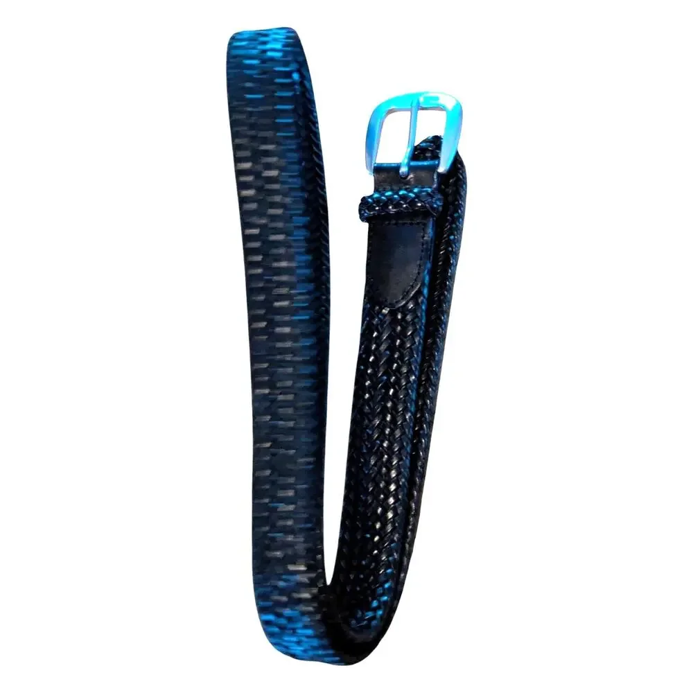 Polo Ralph Lauren Braided Leather Black Mens Heritage Belt